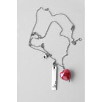 Підвіска AFFIRMATION MUSE з керамічним сердечком