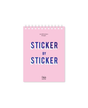 Стикербук Sticker by sticker розовый